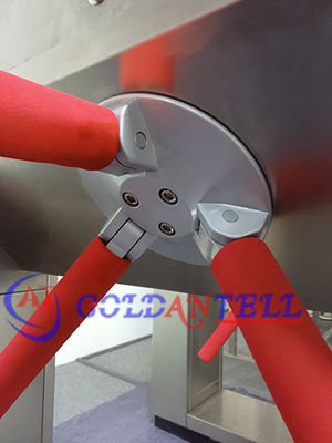 Half Height Security Turnstile Gate with IP54 Protection 30-40 Persons/Min and 550mm-600mm Passage Width