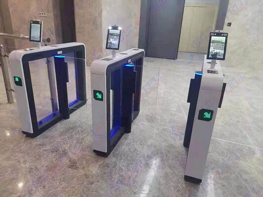 Gym Check in turnstile with qr and barcode reader Swing Entrance Turnstile For Stadium Access Control