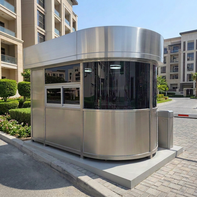 Earthquake Proof Grade 8.3 Modern Portable Security Booth Featuring Lifetime More Than 15 Years Suitable for Rapid Deployment and Long Term