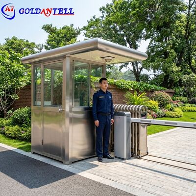 ตู้ยามสแตนเลสกันน้ำระดับ IP54 สำหรับสวน โพสต์ยามกันสภาพอากาศ ออกแบบมาเพื่อความทนทานกลางแจ้ง