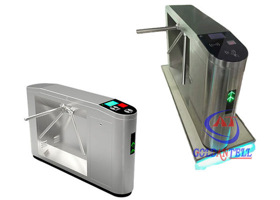 App Code Scanner ควบคุม Subway Turnstile Rotary Drop Type Three Arm Barrier Gate Arm