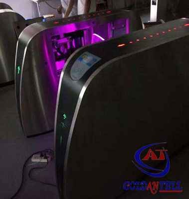 Smart Card Turnstile Electric Retractable Barrier Gate IP54 With RFID Interface