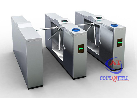 เคาน์เตอร์หมุนขาตั้งกล้องที่ทนต่อการกัดกร่อน Biometric Access ขาตั้งกล้องพร้อมระบบ Metro Rfid