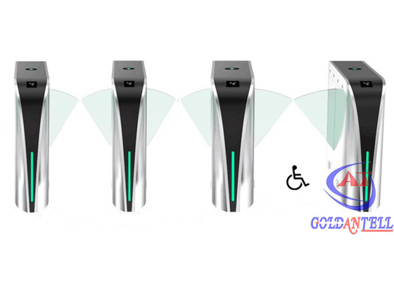 ประตูหมุน ESD อัจฉริยะ 12VDC SUS304 ประตูหมุนความเร็ว Esd