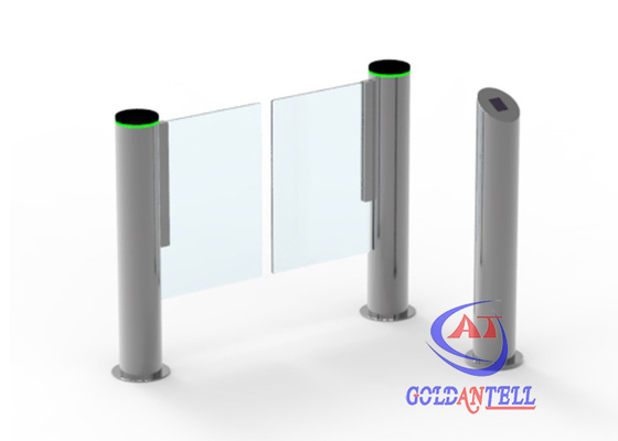 Bi Directional Pedestrian Qr Code สวิง Barrier Gate Turnstile Pillar Door System For Gym