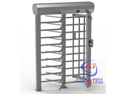 สถานีขนส่งเต็มความสูง Turnstile เครื่องอ่านลายนิ้วมือกว้าง 1.5 เมตร Electronic Full Height