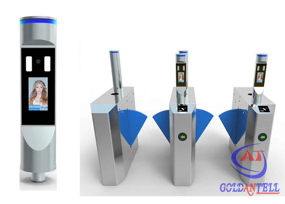 เครื่องตรวจจับความร้อน Face Recognition Flap Barrier Turnstile