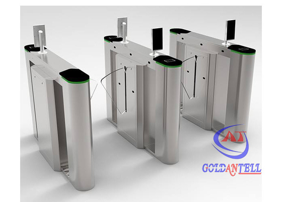 Face Recognition Ir เทอร์โมมิเตอร์ Turnstile Counter Barrier SUS304