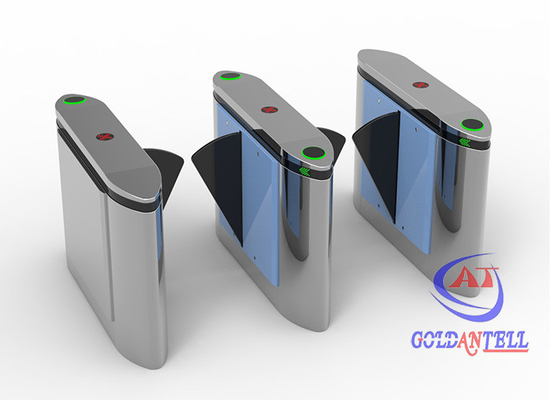 ออปติคัลเซนเซอร์ 0.6s Retractable Flap Barrier Gate Anti Tailgating