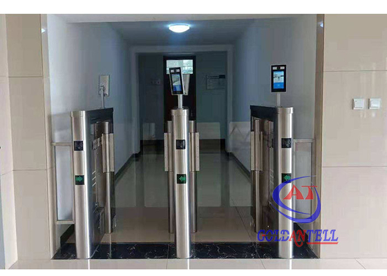 RS485 ประตูหมุนอุปสรรคกระจกเต็มความสูง