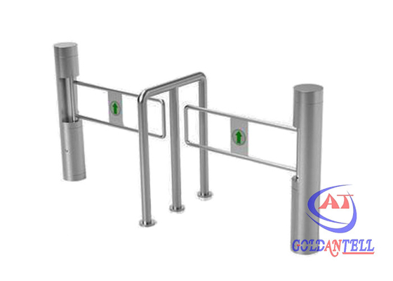 TCP IP RS485 SUS304 ประตูหมุนความเร็วกระบอกสูบ
