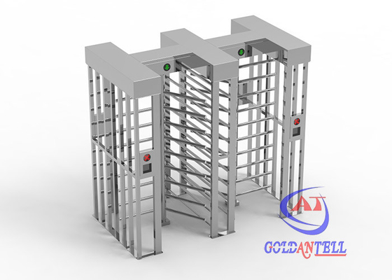 สนามกีฬา Biometric 650mm กว้าง 1200w ประตูหมุนเต็มความสูง