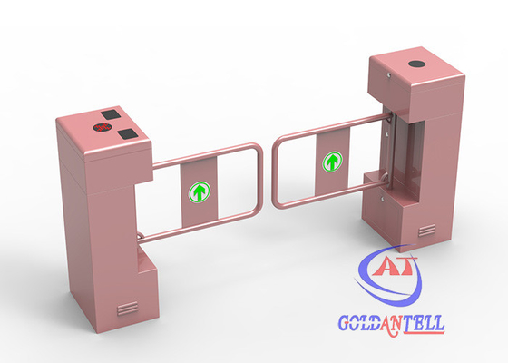 เครื่องอ่านการ์ด Esd RS485 SUS304 ประตูหมุนสวิงอาร์ม 90 ซม