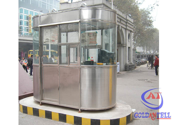 เค้าโครงที่ยืดหยุ่นเหล็ก 40Ft Prefab Security Kiosk House