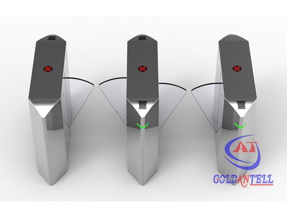 กระจกอะคริลิค Dual Core 0.2 วินาที SS316 Flap Barrier Gate