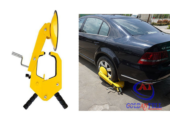 Anti Prizing 2.5mm Steel Vehicle Wheel Clamp Tyre Locks สำหรับรถยนต์
