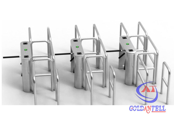 Bi Directional Ir Sensor ขาตั้งกล้องประตูหมุนรอบเอวสูงสำหรับสถานีรถไฟใต้ดิน
