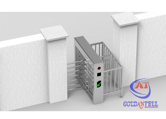ห้องน้ำสาธารณะ Bi Directional SUS304 เหรียญหมุนเวียนเต็มความสูงดำเนินการ
