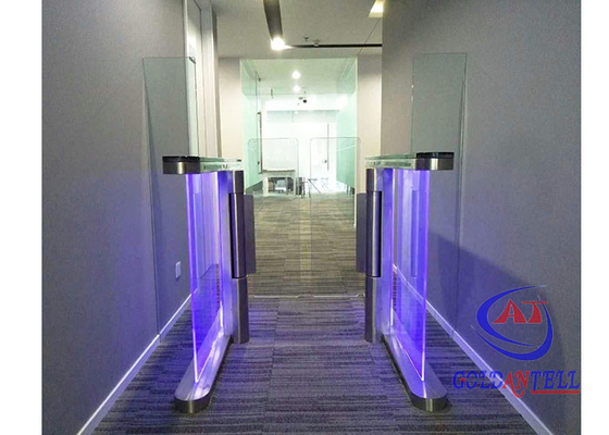 ประตูหมุนประตูหมุนความเร็วการ์ด Rfid อัจฉริยะสำหรับการควบคุมทางเข้าสำนักงาน