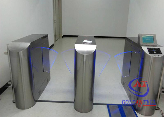 ESD Mechainsm Bi Directional Flap Barrier Access Control System สำหรับโรงเรียน