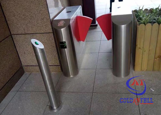 ปุ่มควบคุมการเข้าถึงประตูหมุนยิมพร้อมลายนิ้วมือ RFID จดจำใบหน้า