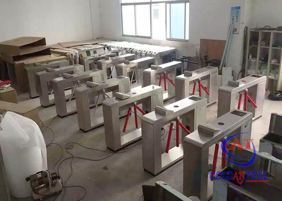 ห้องสมุดขาตั้งกล้องประตูหมุนรักษาความปลอดภัยเคาน์เตอร์เครื่องอ่าน RFID Tourniquets แกนเดียว