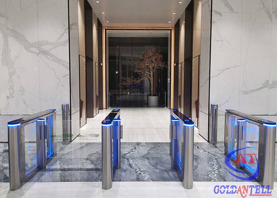 RFID QR Barcode Swing Gate Turnstile Face Recognition สำหรับโรงแรม