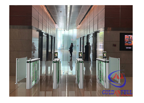 การรักษาความปลอดภัยที่รวมการควบคุมการเข้าถึงการจดจำใบหน้าประตูหมุนขาตั้งกล้องขาตั้งกล้อง
