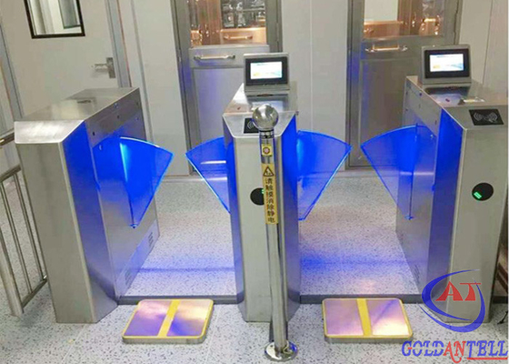 ระบบหมุน ESD ที่มี Builit ในคอมพิวเตอร์ 8 นิ้วแหล่งสถิติร่างกายมนุษย์ Human Boday ESD Turnstile