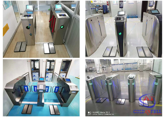 Lab / Factory Esd Turnstile จอ LCD ขนาด 8 นิ้วที่สร้างขึ้นในคอมพิวเตอร์