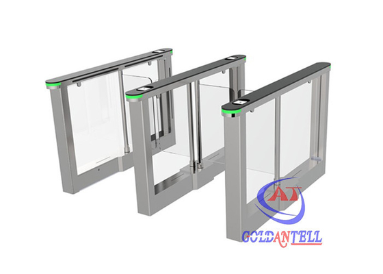 SS304 Security Swing Gate พร้อมระบบจดจำใบหน้า RFID Access