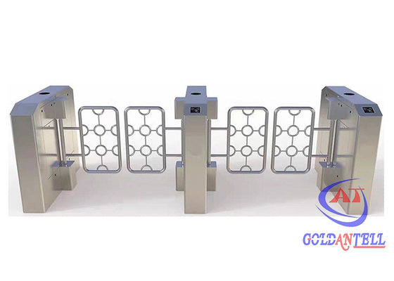 กันน้ำ Dual Lane Swing Barrier Turnstile การเคลื่อนไหวของฟังก์ชันป้องกันการชนกัน