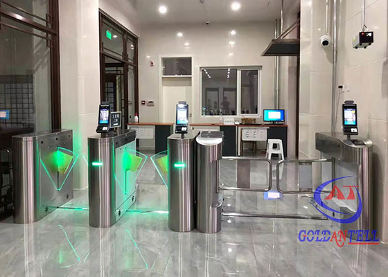 มัลติฟังก์ชั่น Flap Turnstile Gate Face รู้จัก Access Control Security Scanner Gate