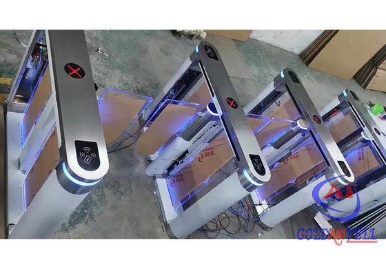Bi Direction ประตูหมุนความเร็วสูง Security Gates 24V DC Brushless Motor สำหรับโรงยิม
