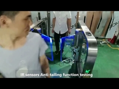 GAT-621 รูปแบบเบา QR code NFC การ์ดการควบคุมการผ่านประตูความเร็วคนเดิน rfid รวดเร็วสําหรับกีฬา