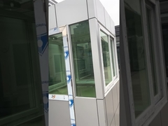 GT5- ห้องเดียว โครงสร้างสแตนเลสสีภายนอก Prefab บ้านรักษาความปลอดภัย