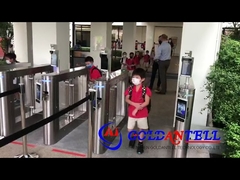 GAT-660 การจํานองใบหน้า การรักษาความปลอดภัยของโรงเรียน NFC Swing Turnstile Gate