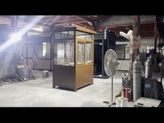 สีเหล็ก อุปกรณ์ครบครัน บูธตั๋วอินทิกรัล ด้วยการออกแบบและสีที่สามารถปรับแต่งได้