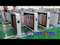 GAT-622 สีที่กําหนดเอง สีขาว Swing Turnstile Speed Gate สองทิศ