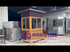 โครงสร้างสแตนเลสรูปทรง ห้องรักษาความปลอดภัย ขนาดและสีที่กําหนดเอง