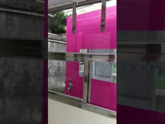 GAT-GT9 โครงสร้างยืดหยุ่น สแตนเลส 40Ft Prefab Security Kiosk House