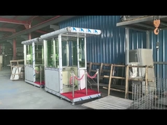 ตู้ยามรักษาความปลอดภัยแบบเคลื่อนที่ได้กลางแจ้ง สแตนเลส กันน้ำ